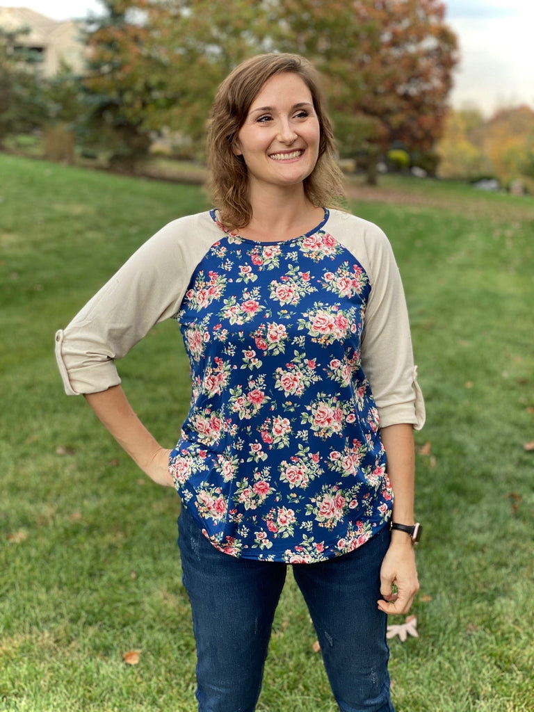 Autumn Days Raglan Tee-Ninexis-Timber Brooke Boutique, Online Women's Fashion Boutique in Amarillo, Texas